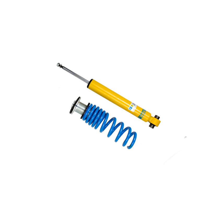 Bilstein B14 (PSS) 13-15 BMW 320xi / 13-04 328xi / 15 435xi Front & Rear Performance Suspension Sys with yellow shock and blue spring.