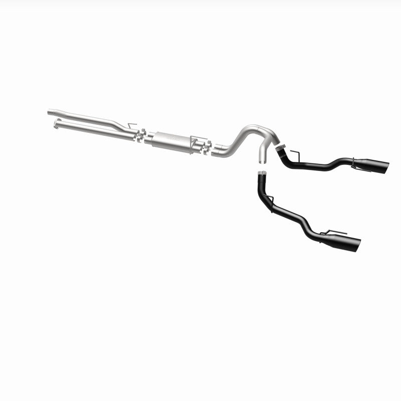 MagnaFlow SYS Cat-Back 2017 Ford F-150 Raptor 3.5L Dual Black Coated 3in Tips exhaust system