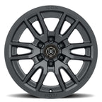 ICON Vector 6 17x8.5 6x5.5 25mm Offset 5.75in BS 95.1mm Bore Satin Black Wheel for offroad performance upgrades