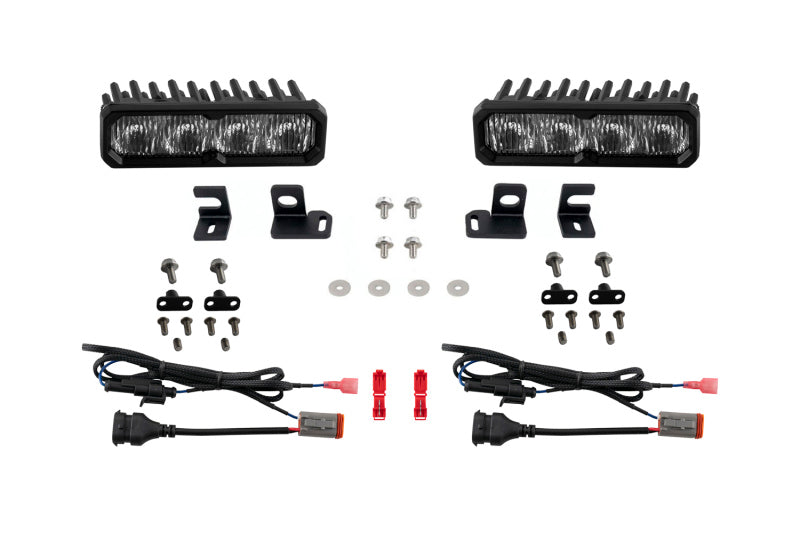 Diode Dynamics 24-26 Toyota 4Runner Fog SS6 Sport LED Kit Yellow 3000K Secondary image