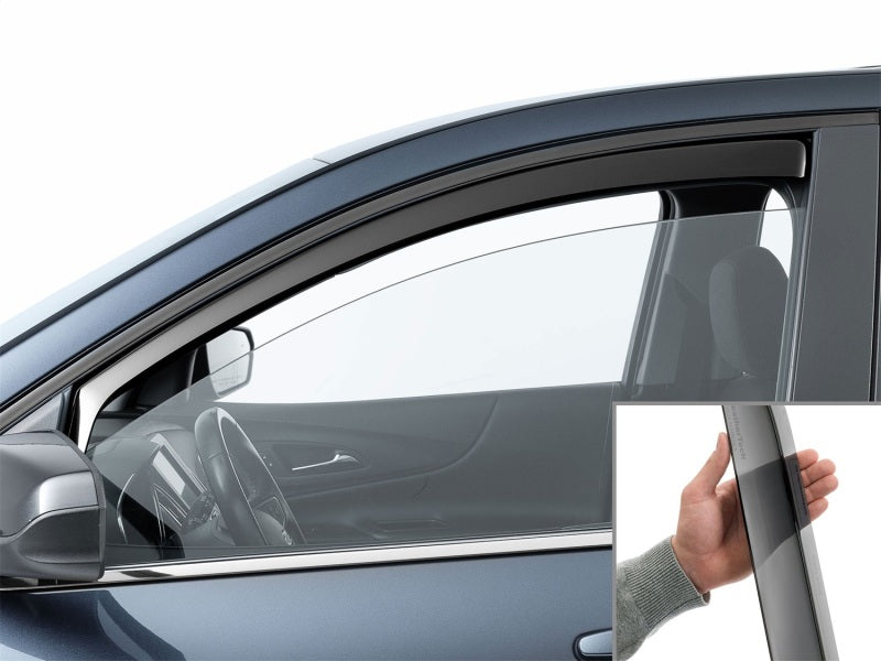 WeatherTech 18-24 Chevrolet Equinox Front Side Window Deflectors - Dark Tint Secondary image