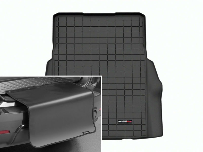 WeatherTech 2023 BMW i7 xDrive60 G70 Cargo Liner w/Bumper Protector - Black Secondary image