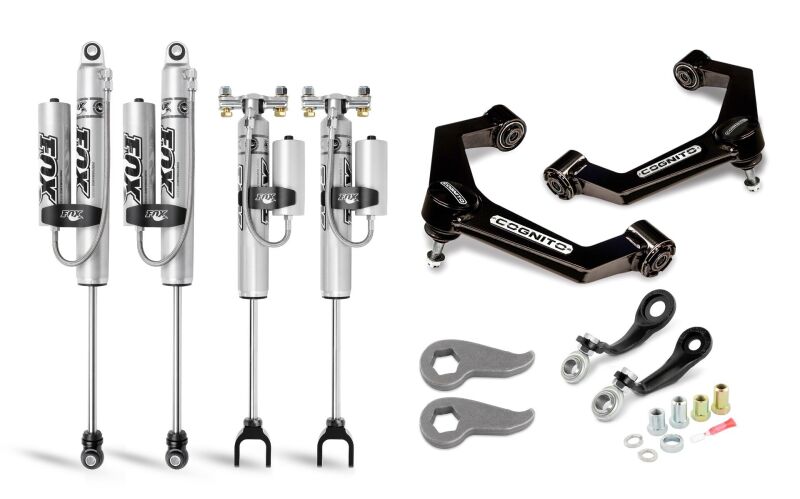 Cognito 20-24 Chevy/GMC Silv/Sierra 2500/3500 HD 2WD/4WD 3in Premier Leveling Kit w/ Fox PSRR 2.0 components and parts