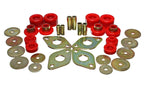 Energy Suspension 01-04 Toyota Pickup 2WD/4WD (Exc T-100/Tundra) Red Body Cab Mount Set for offroad performance upgrades