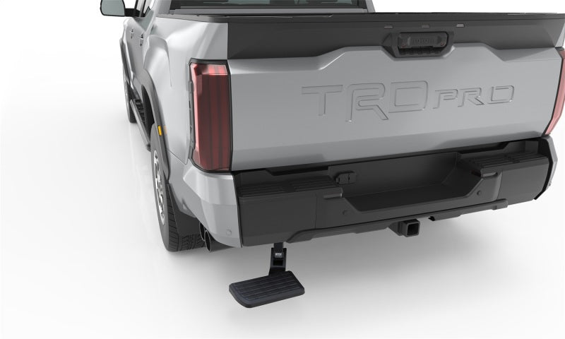 AMP Research 2022 Toyota Tundra BedStep - Black on truck rear
