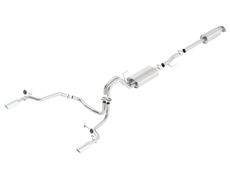 Borla 15-16 Ford F-150 2.7L/3.5L V6 / 5.0L V8 Ext. Cab Std. Bed CB Exh Touring Single Split Rear Ext Secondary image