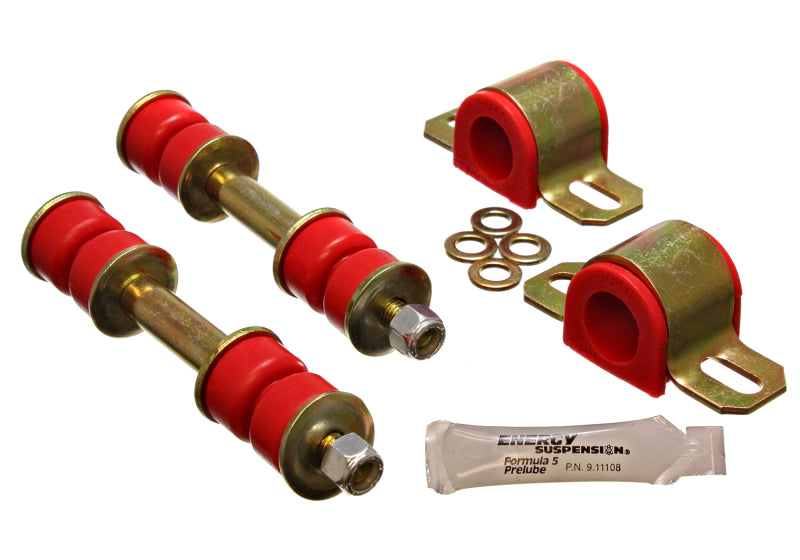 Energy Suspension 89-94 Toyota Pickup 2WD (Exc T-100/Tundra) Red 23mm Front Sway Bar Bushing Set Secondary image