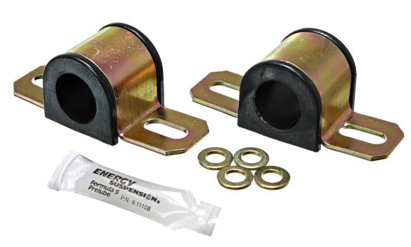 Energy Suspension Universal Black 24mm Non-Greaseable Sway Bar Bushings with mounting hardware and lubricant