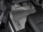 WeatherTech 2016+ Nissan Titan XD Front FloorLiners - Black in truck interior