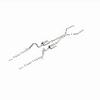 MagnaFlow Sys C/B 64-66 Ford Mustang 2.5inch performance exhaust system