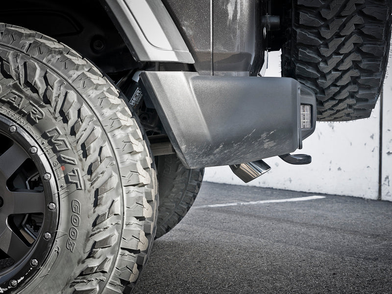 aFe MACH Force-Xp 2.5in Catback High-Tuck Exhaust 18-21 Jeep Wrangler (JL)3.6L 4-Door - Polished Tip Secondary image