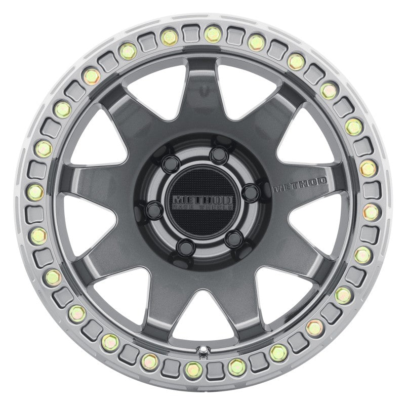 Method MR108 17x9 -44mm Offset 6x5.5 106.25mm CB Gloss Titanium w/BH-H24125-38 Wheel Secondary image