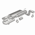 MagnaFlow 18-23 Jeep Wrangler JL 2.0L/3.6L Overland Series Axle-Back Exhaust system parts and components