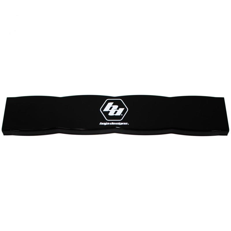 Baja Designs 10in Rock Guard Light Bar Cover - Black for offroad performance upgrades and exterior accessories for trucks.