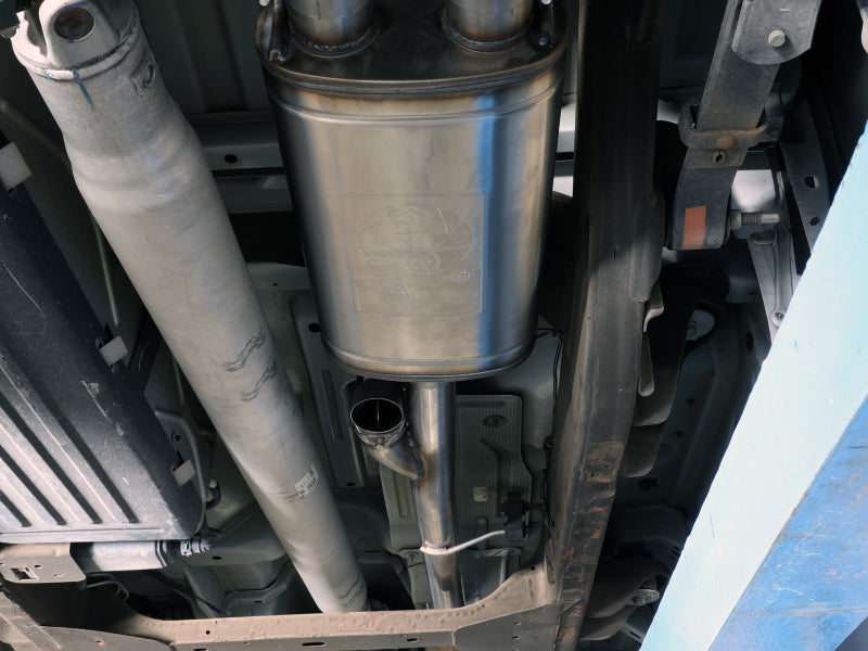 aFe Gemini XV 3in 304 SS Cat-Back Exhaust w/ Cutout 14-19 GM Trucks 4.3L/5.3L w/ Black Tips Secondary image