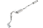 Borla 15-16 Ford F-150 3.5L EcoBoost Ext. Cab Std. Bed Catback Exhaust S-Type Truck Side Exit exhaust system view.
