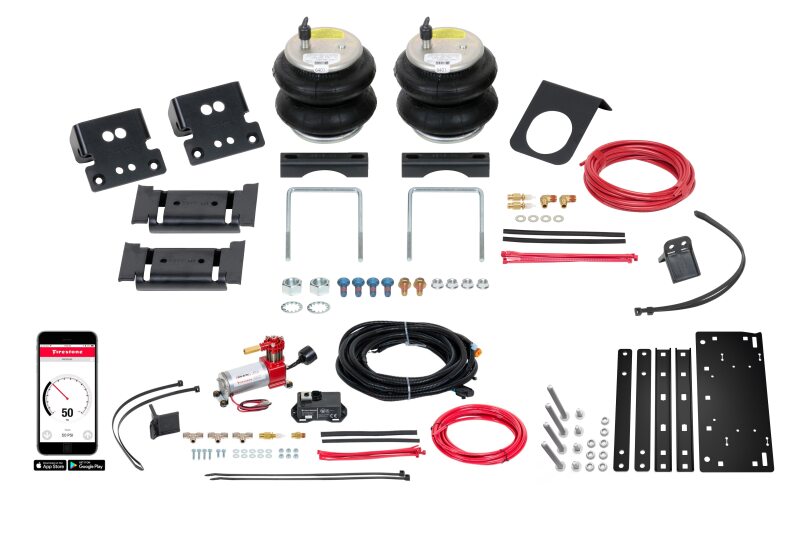 Firestone 13-24 RAM 3500 4WD AIO Wireless Ride-Rite All-In-One Kit (W217602886) components and installation parts