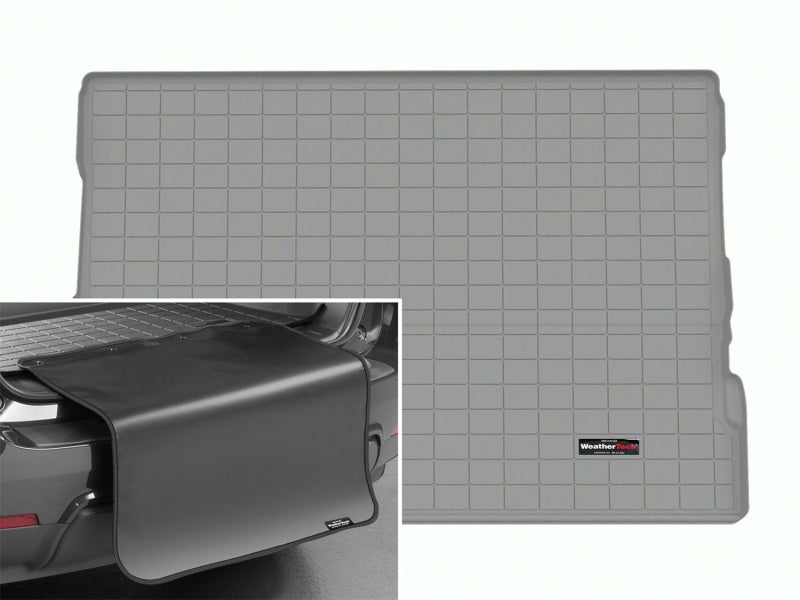 WeatherTech 23-26 Toyota Sequoia Trunk Cargo Liner w/Bumper Protector - Grey Secondary image