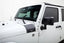 Bushwacker 07-18 Jeep Wrangler Trail Armor Cowl Cover - Black installed on a Jeep, showcasing protection and durability.