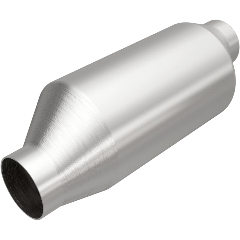 MagnaFlow 2in In/Out 4in Round Body 11.875in L Universal California Legal Catalytic Converter Secondary image