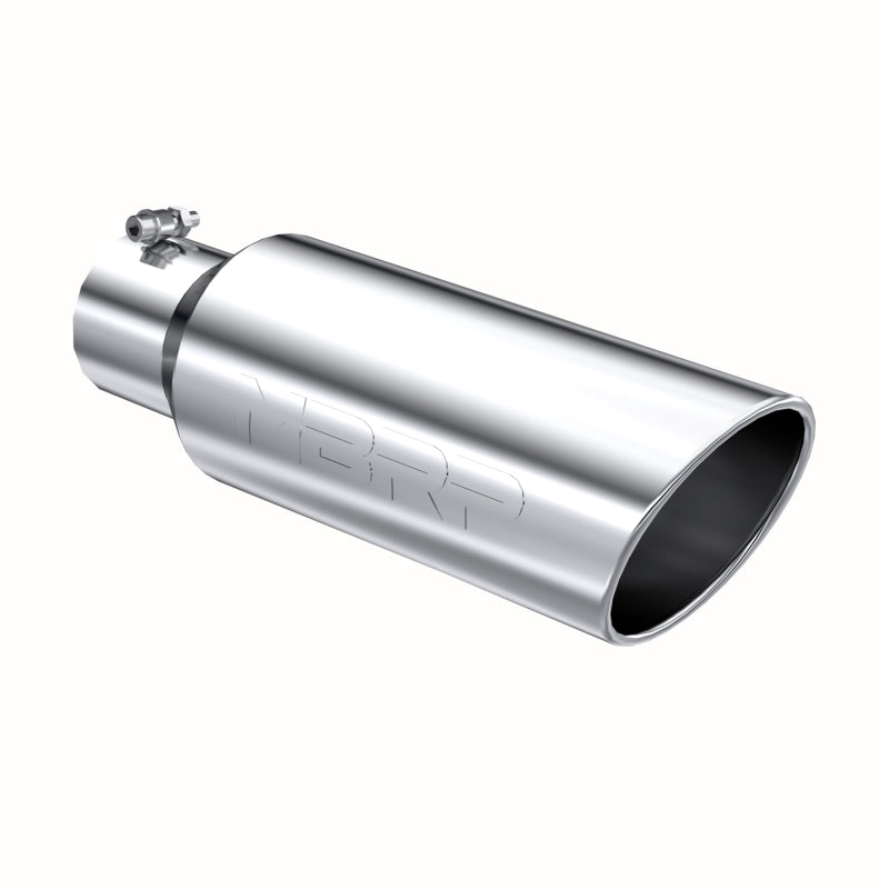 MBRP Universal Tip 6in OD Rolled End 4in Inlet 18in Length T304 Secondary image