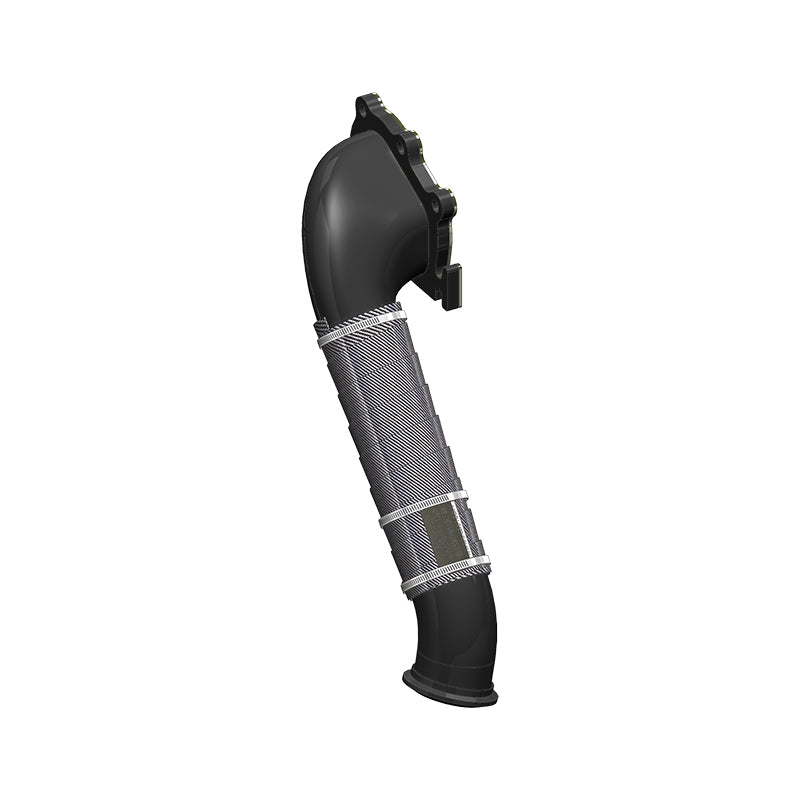 MBRP 01-04 Chev/GMC 6.6L Duramax 3in Black Turbo Down Pipe Secondary image