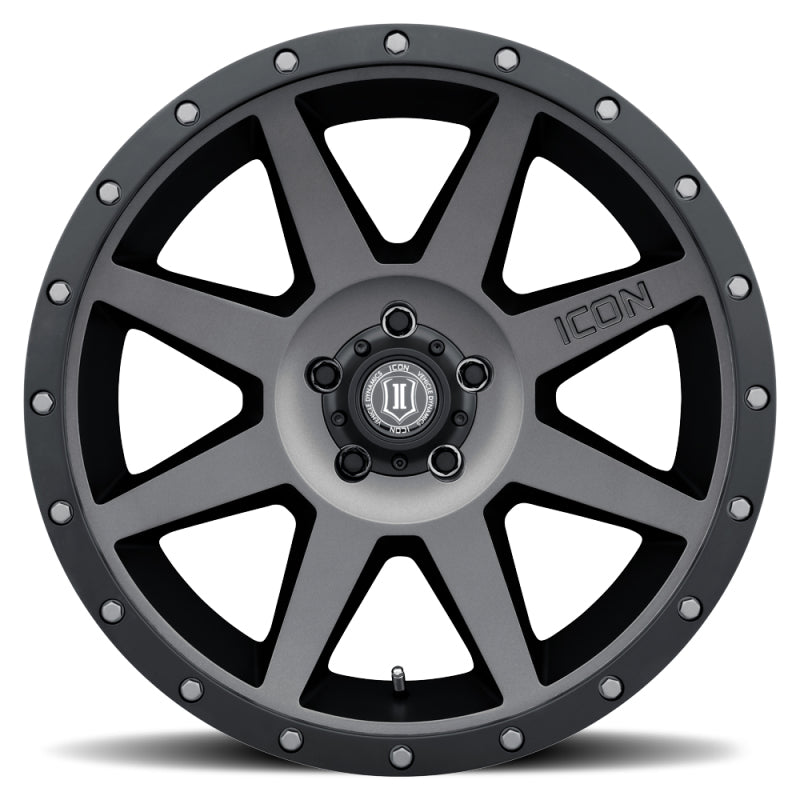 ICON Rebound 20x9 5x5 -12mm Offset 4.5in BS Titanium Wheel Secondary image