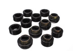 Energy Suspension 83-04 GM S-10/S-15 PU 2WD/4WD Black Body (Cab) Mount Set for offroad performance upgrades.