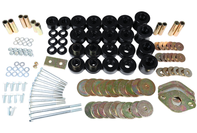 Energy Suspension 91-97 Toyota Land Cruiser FJ80 Body Mount Set w/ Hardware - Black Secondary image