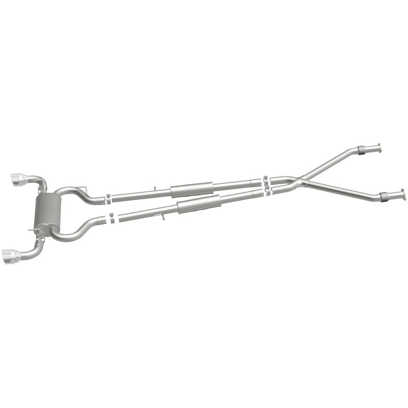MagnaFlow Sys C/B 08 Infiniti G37 3.7L V6 (COUPE ONLY) exhaust system with polished finish.