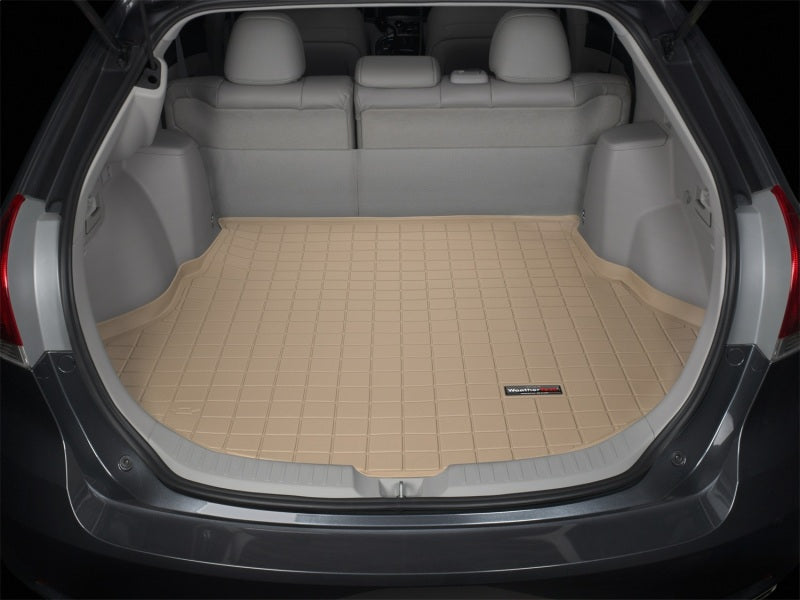 WeatherTech 09+ Toyota Venza Cargo Liners - Tan in trunk
