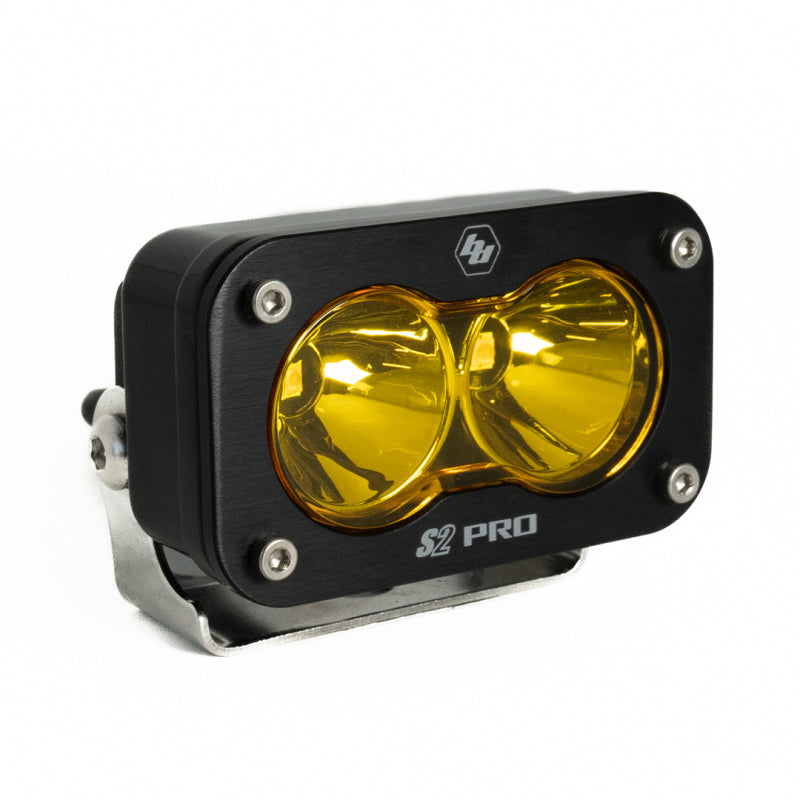 Baja Designs S2 Pro Spot Pattern LED Light - Amber for offroad lighting