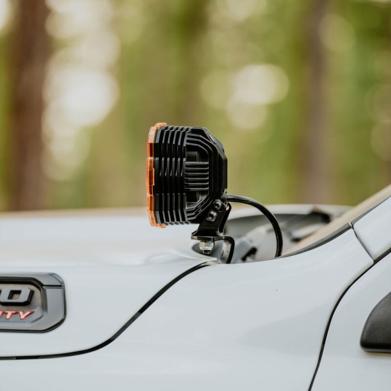 KC HiLiTES 2019+ RAM 2500/3500 A-Pillar/Ditch Light Mount with LED light