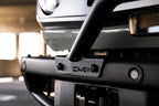 DV8 Offroad 2021-2022 Ford Bronco Factory Bumper Bull Bar - Black close-up image