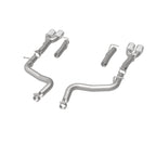 MagnaFlow Axle-Back, SS, 2.5in, Quad Split Rear 3.5in Tip 2015 Dodge Challenger 3.6L V6 exhaust system