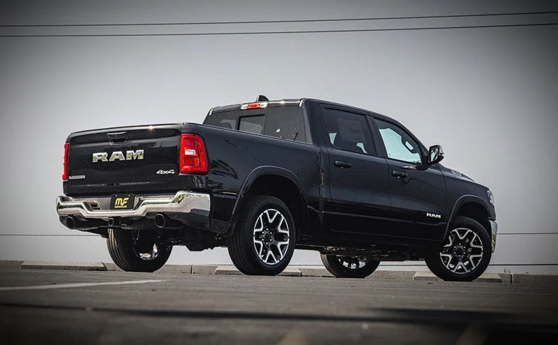 Magnaflow 25+ Ram 1500 I6 3.0L SPEQ Series Black Coated Cat-Back Performance Exhaust System on black truck