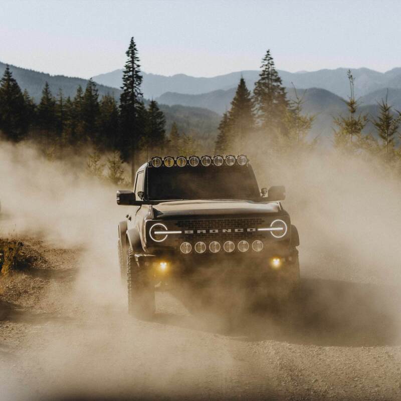 KC HiLiTES 2021+ Ford Bronco FLEX ERA 3 Dual Mode SAE Fog Light Pocket Kit off road parts