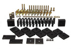 Energy Suspension Toy Land Cruiser Body Mount Set - Black parts
