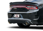 Borla 2015 Dodge Charger Hellcat 6.2L V8 ATAK Catback Exhaust w/ Valves No Tips Factory Valance rear view