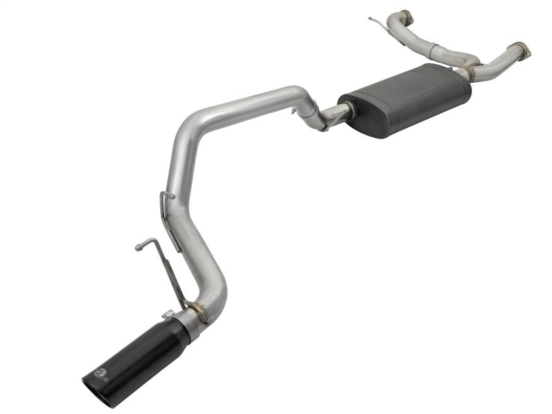 aFe MACHForce XP 3in 304 SS Cat-Back Exhausts w/ Black Tips 10-17 Nissan Patrol (Y62) V8-5.6L Secondary image