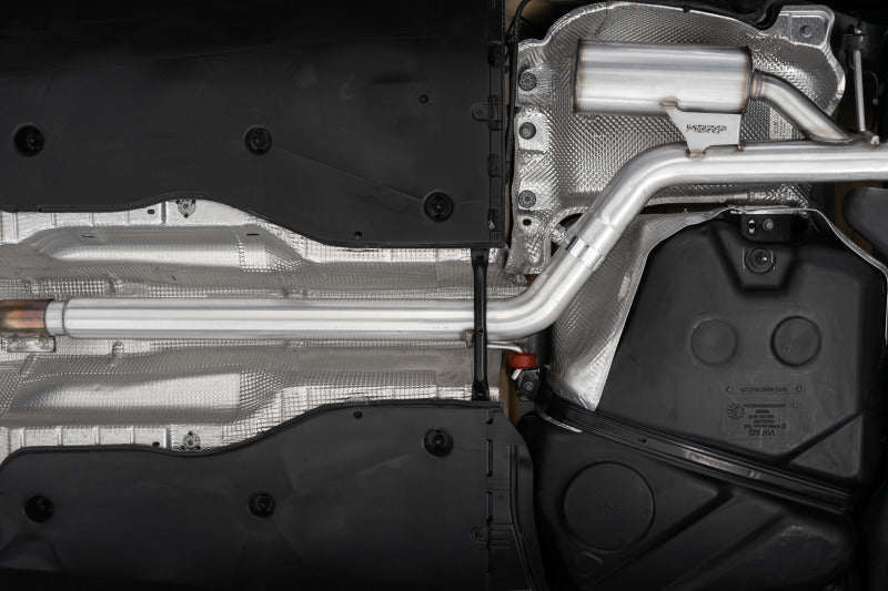 MBRP 2022 VW Golf GTI MK8 T304 SS 3in Cat-Back Exhaust 2.5in Dual Split Rear w/ Carbon Fiber Tips Secondary image
