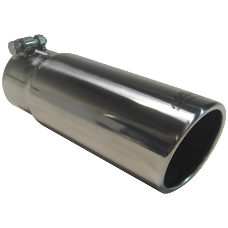 MBRP Universal Tip 3in O.D. Angled Rolled End 3 inlet 10 length Secondary image
