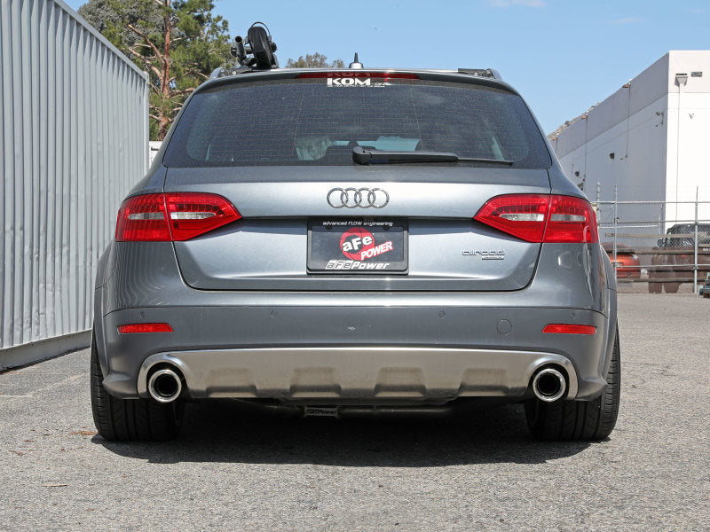 aFe MACH Force-Xp 13-16 Audi Allroad L4 SS Axle-Back Exhaust w/ Polished Tips Secondary image