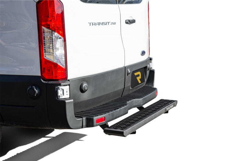 N-Fab Growler Fleet 2019 Ford Transit Van - Rear Door Step - Tex. Black Secondary image