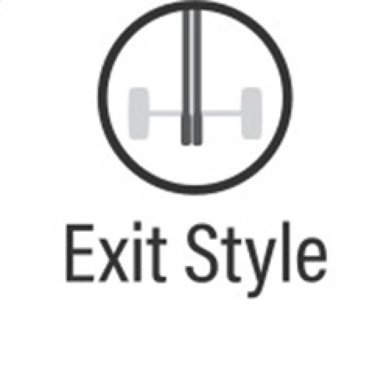Exit Style icon for MagnaFlow SYS C/B 08 Volkswagen R32 Sport
