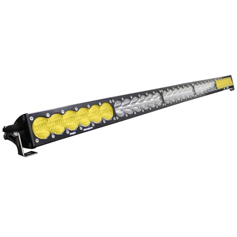 Baja Designs OnX6 Straight Series Dual Control Pattern 50in LED Light Bar - Amber for offroad performance upgrades
