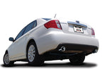 Borla 08-10 Subaru Impreza 2.5i Sedan 4DR SS Catback Exhaust on white sedan