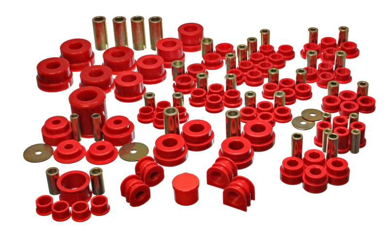 Energy Suspension 02-09 Nissan 350Z / 03-07 Infiniti G35 Coupe Red Hyper-Flex Master Bushing Set Secondary image