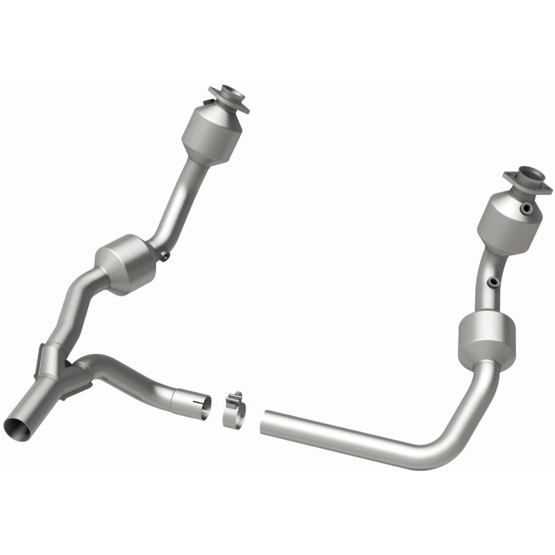 MagnaFlow Conv DF 07-09 Jeep Wrangler/Wrangler Unltd 3.8L (49 State) exhaust system for offroad performance upgrades.