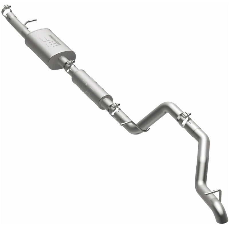 MagnaFlow 12-18 Jeep Wrangler 2.5in Overland Series Cat-Back Exhaust for offroad performance upgrades
